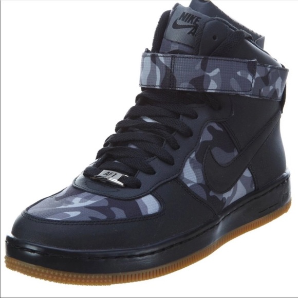Nike Shoes - Nike AF1 Ultra Force Mid Prt Black-Wolf Grey Camo